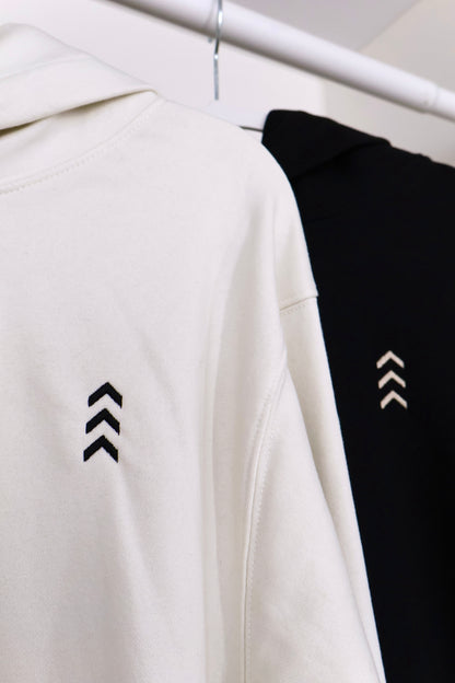 DUO HOODIES + CUSTOM INITIALS - SNOW