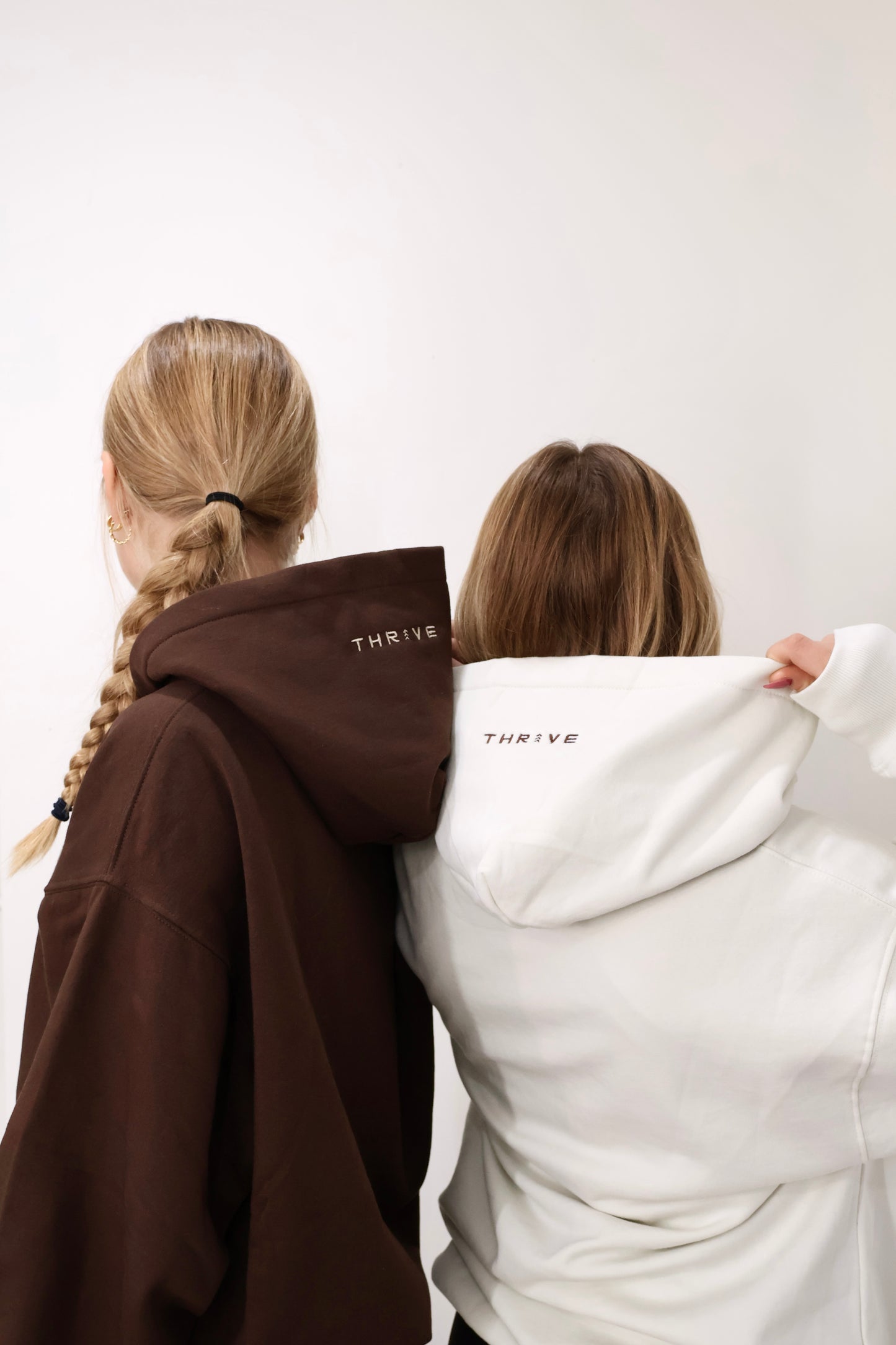 DUO HOODIES + CUSTOM INITIALS - COCOA