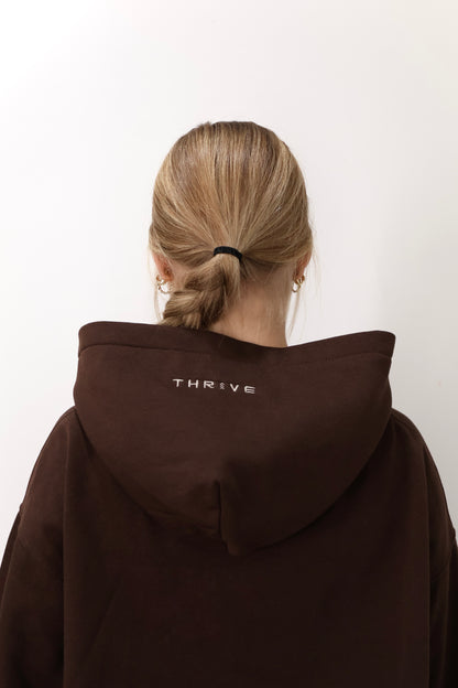 DUO HOODIES + CUSTOM INITIALS - COCOA