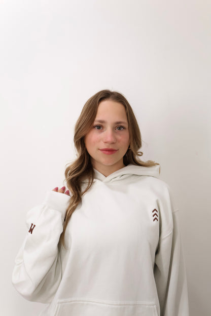 DUO HOODIES + CUSTOM INITIALS - COCOA