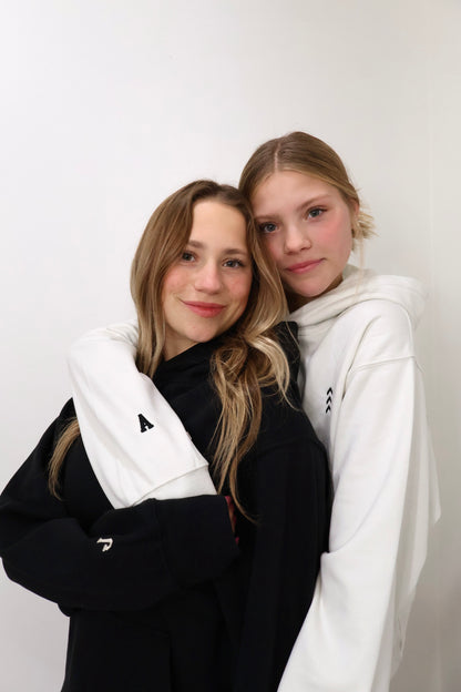 DUO HOODIES + CUSTOM INITIALS - SNOW