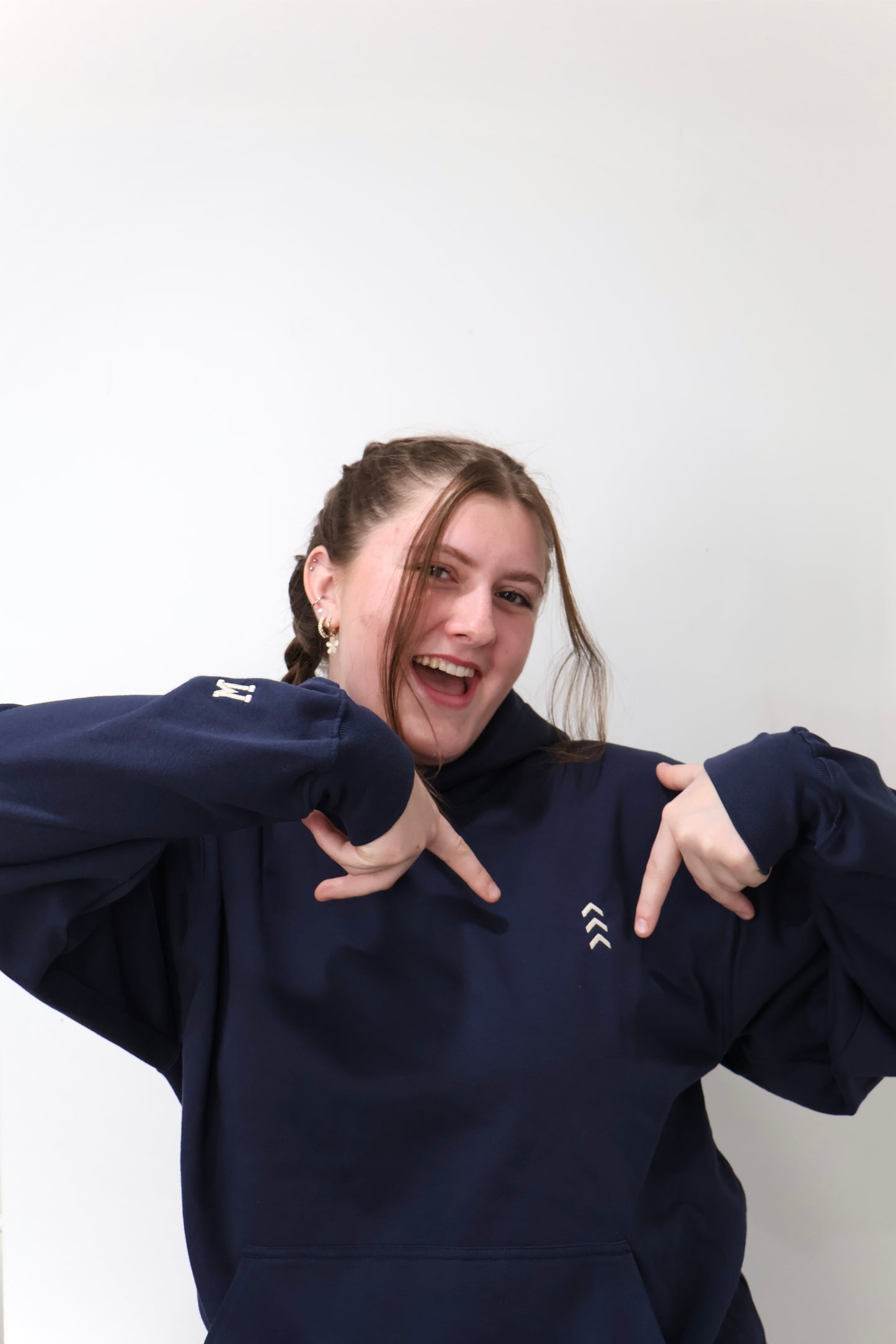 DUO HOODIES + CUSTOM INITIALS - NIGHT